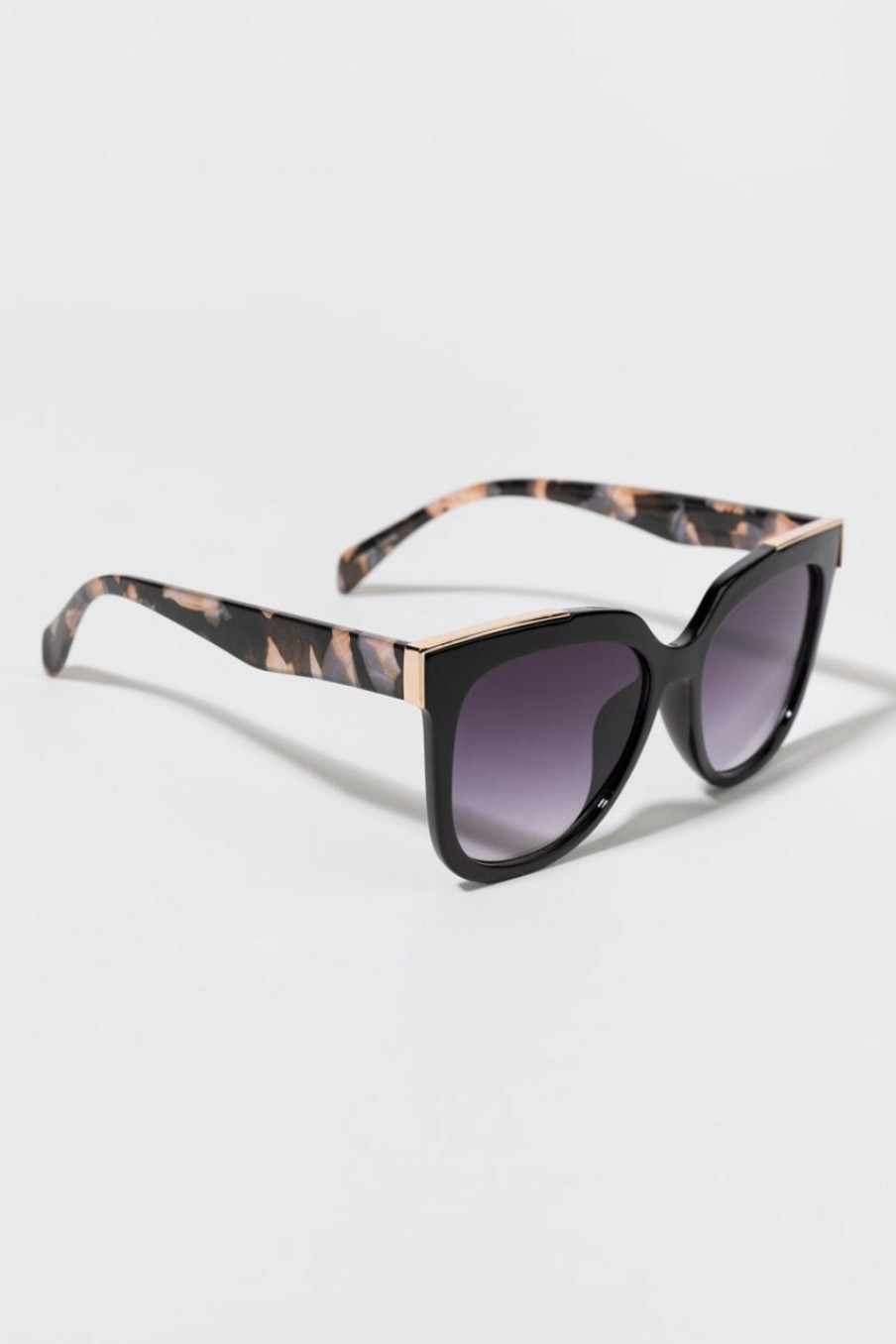 Francesca's Hannah Tortoise Cateye Sunglasses Sunglasses