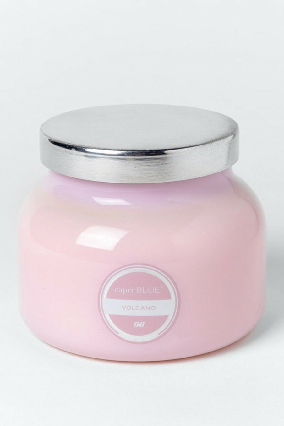 Francesca's Capri Blue® Volcano Bubblegum Signature Candle Jar | 19Oz Pale Pink Candles