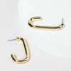 Francesca's Addyson En Hoop Earrings Gold Earrings