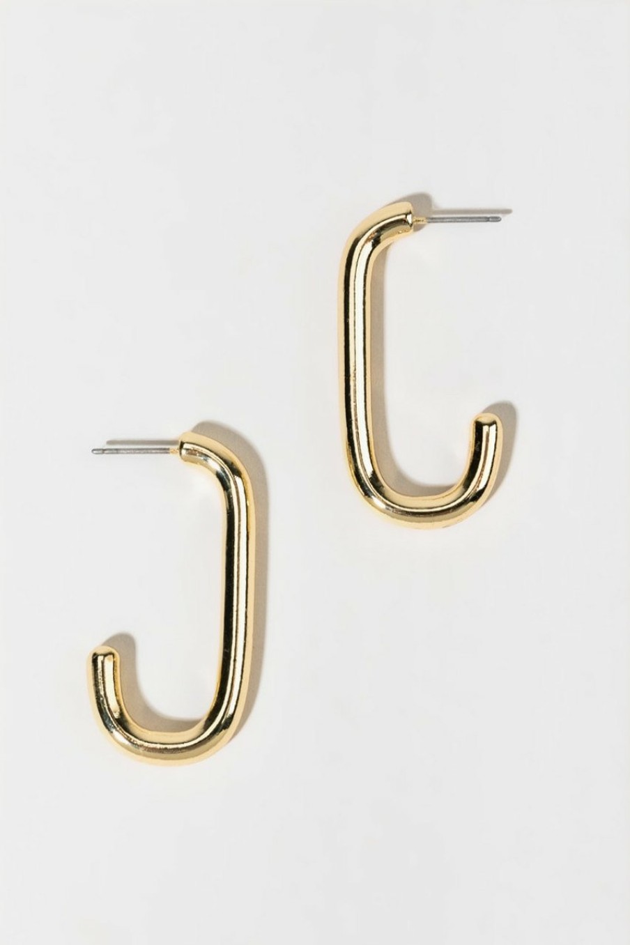 Francesca's Addyson En Hoop Earrings Gold Earrings