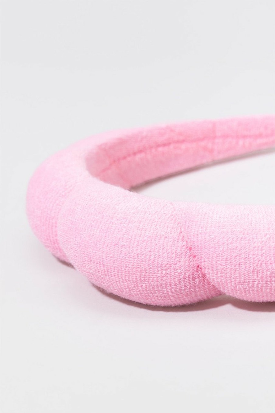 Francesca's Puffy Spa Headband Pink Beauty & Wellness