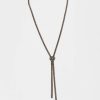 Francesca's Jasmine Hematite Pendant Necklace Black Necklaces