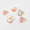 Francesca's Kassidy Semi Focal Statement Ring Set Rings