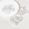 Francesca's Liliana Claw Clip Set Clear Hair