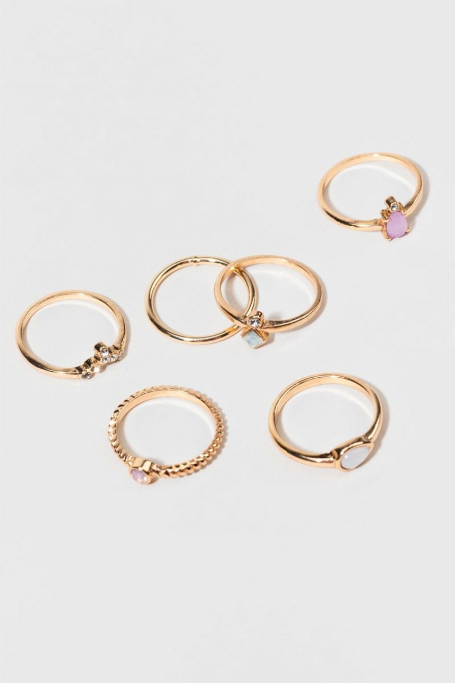 Francesca's Adelaide Stone Rings Multi Rings