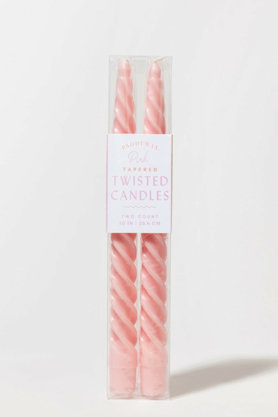 Francesca's Twisted Candles Pink Candles