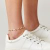 Francesca's Daria Cherry Pearl Anklet Red Body Jewelry