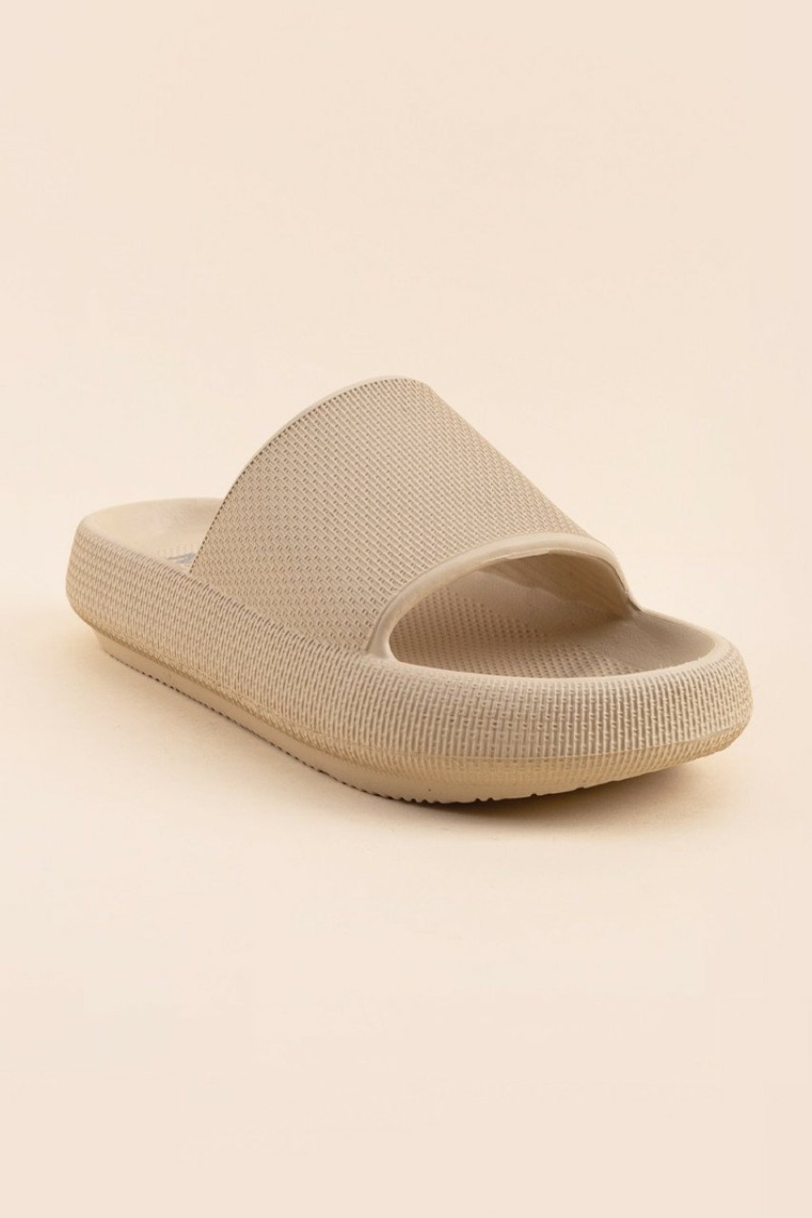 Francesca's Mia Lexa Pillow Slides Sandals