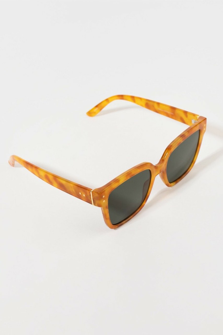 Francesca's Julie Yellow Sunglasses Tortoise Sunglasses