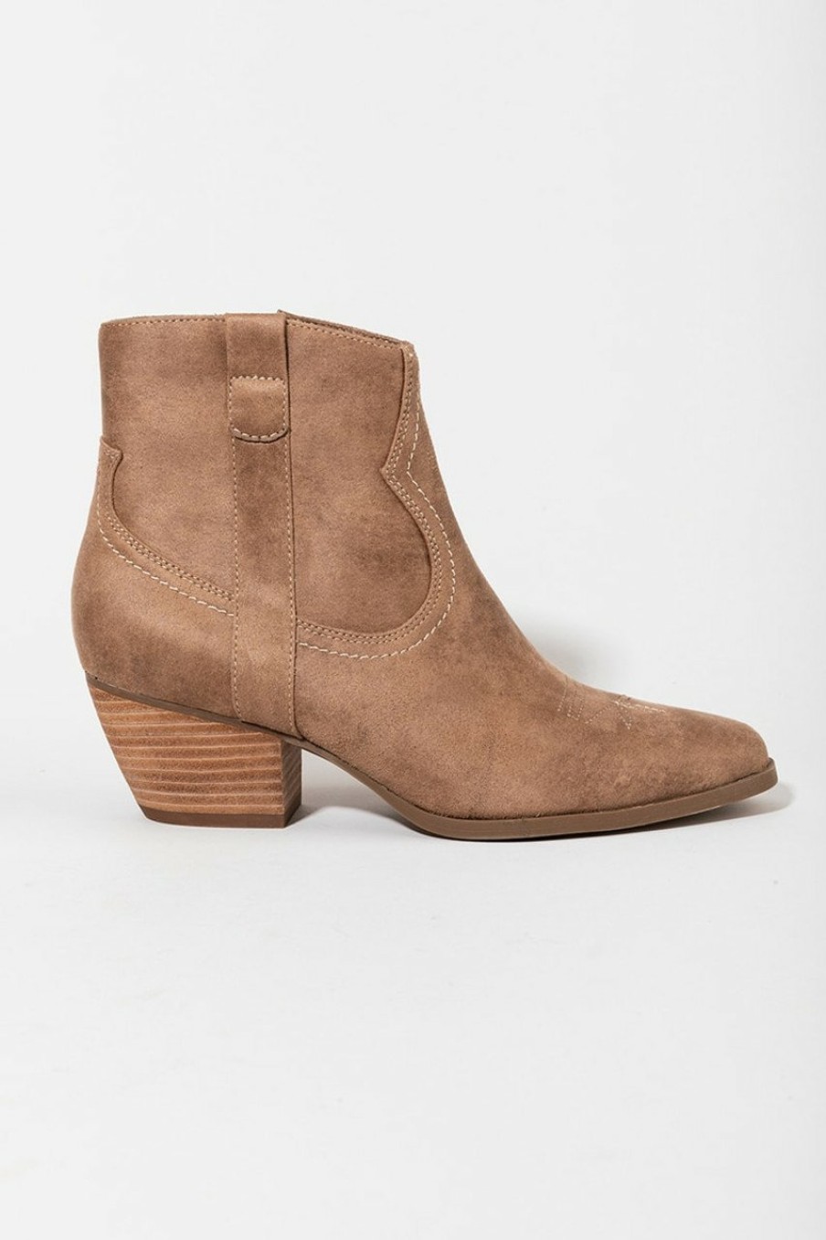 Francesca's Dv By Dolce Vita Pueblo Cowboy Boots Taupe Boots