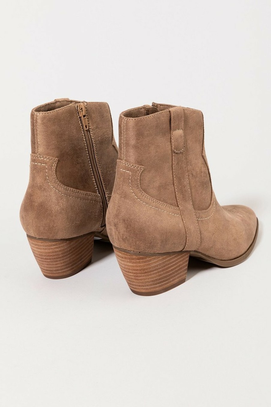 Francesca's Dv By Dolce Vita Pueblo Cowboy Boots Taupe Boots