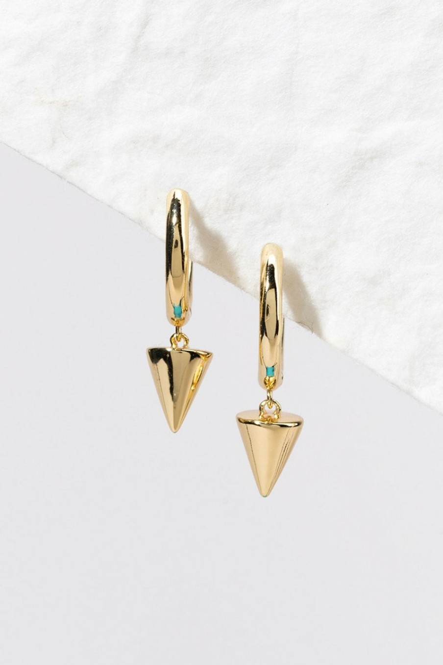 Francesca's Joselyn En Spike Earrings Gold Earrings