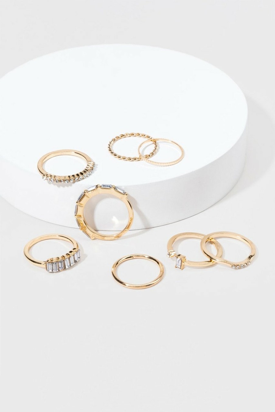 Francesca's Suzie Ring Set Gold Rings