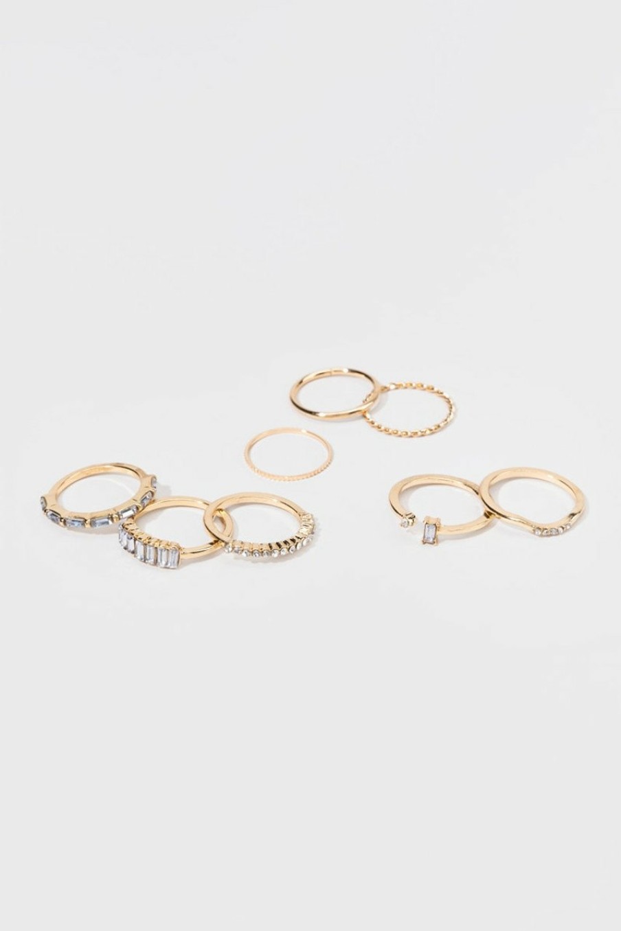 Francesca's Suzie Ring Set Gold Rings