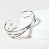 Francesca's Cameron Cuff Bracelet Silver Bracelets