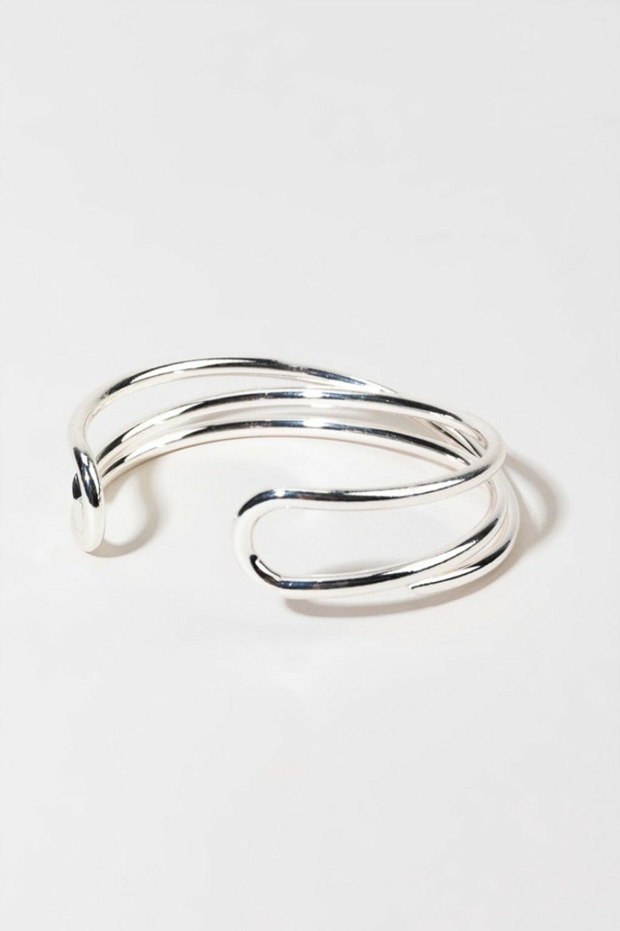 Francesca's Cameron Cuff Bracelet Silver Bracelets