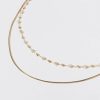 Francesca's Azalea Two Row Snake Choker Natural Necklaces