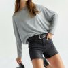 Francesca's Monique Long Sleeve Dolman Tee Tops