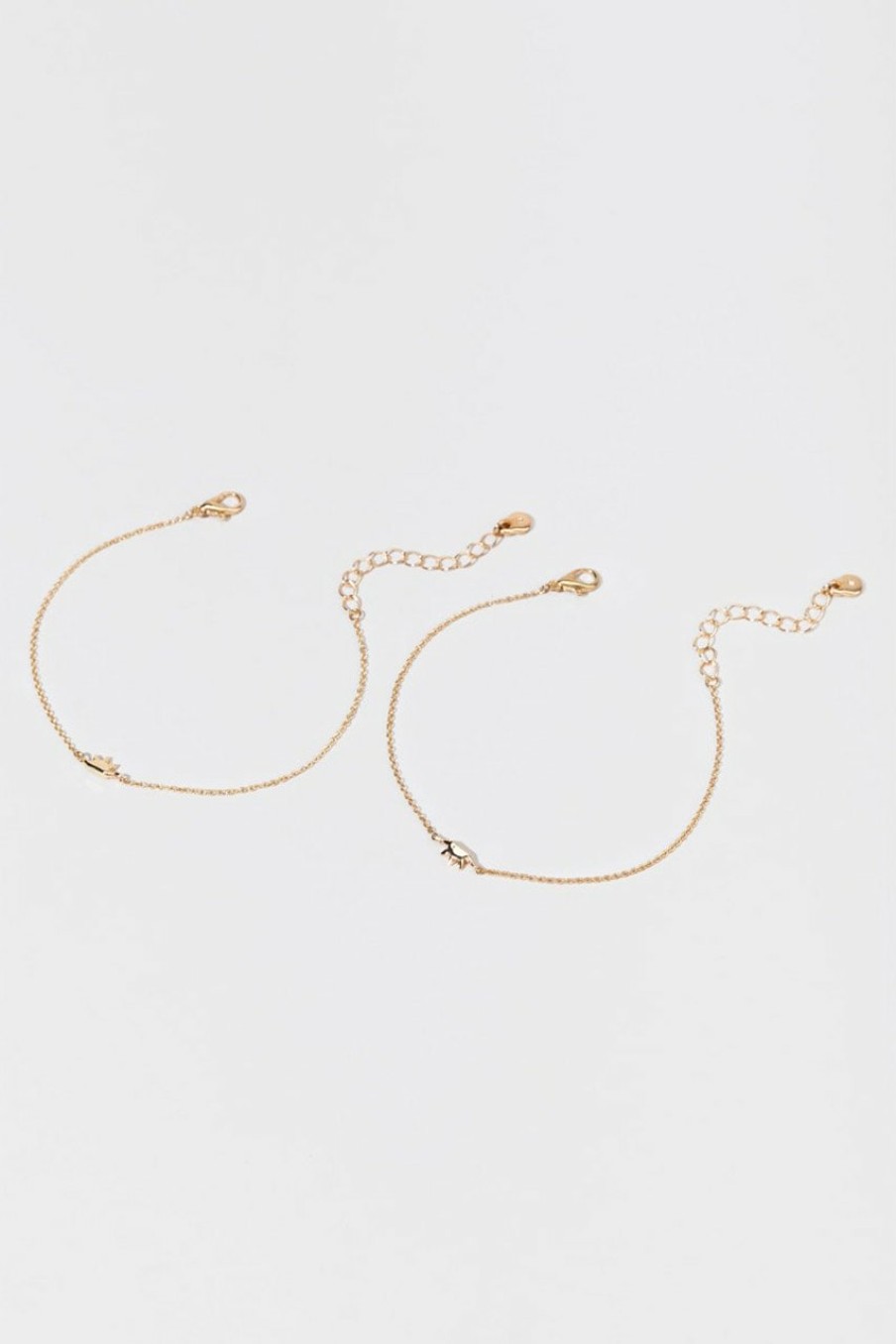 Francesca's You Are My Sunshine Bracelet Set Gold Bracelets