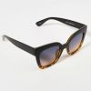 Francesca's Alexis Two Tone Ombre Sunglasses Tortoise Sunglasses