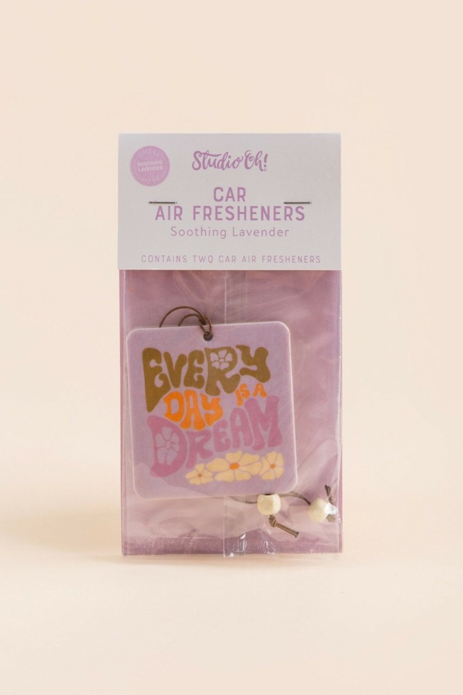 Francesca's Studio Oh! Soothing Lavender Car Air Freshener Multi Tech