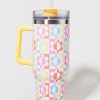 Francesca's Daisy Retro Floral Print Stainless Steel 40Oz Tumblr Multi Drinkware