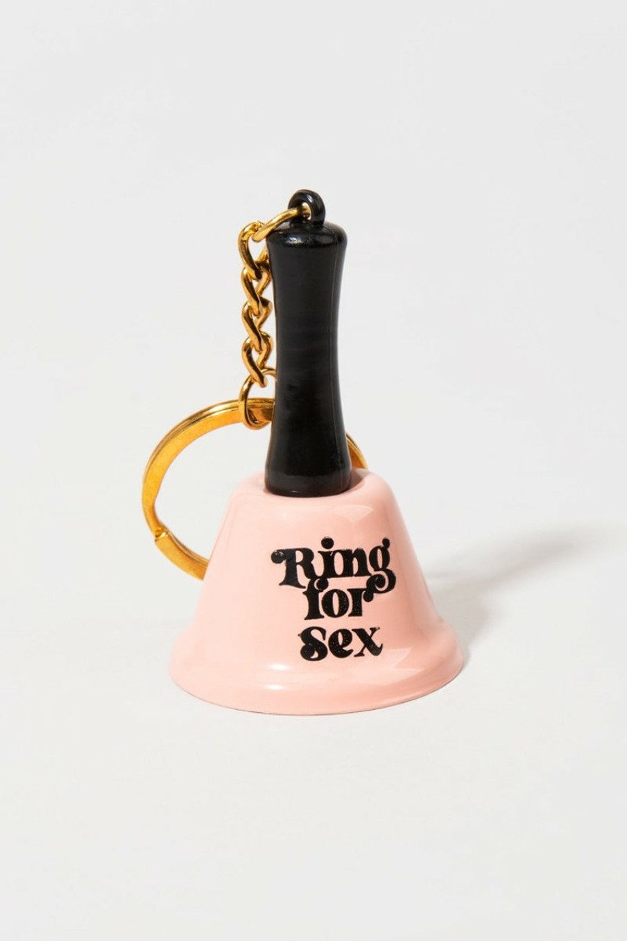 Francesca's Ring For Sex Bell Keychain Blush Tech