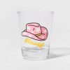 Francesca's Howdy Shot Glass Clear Drinkware