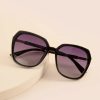 Francesca's Elsie Oversized Round Sunglasses Black Sunglasses