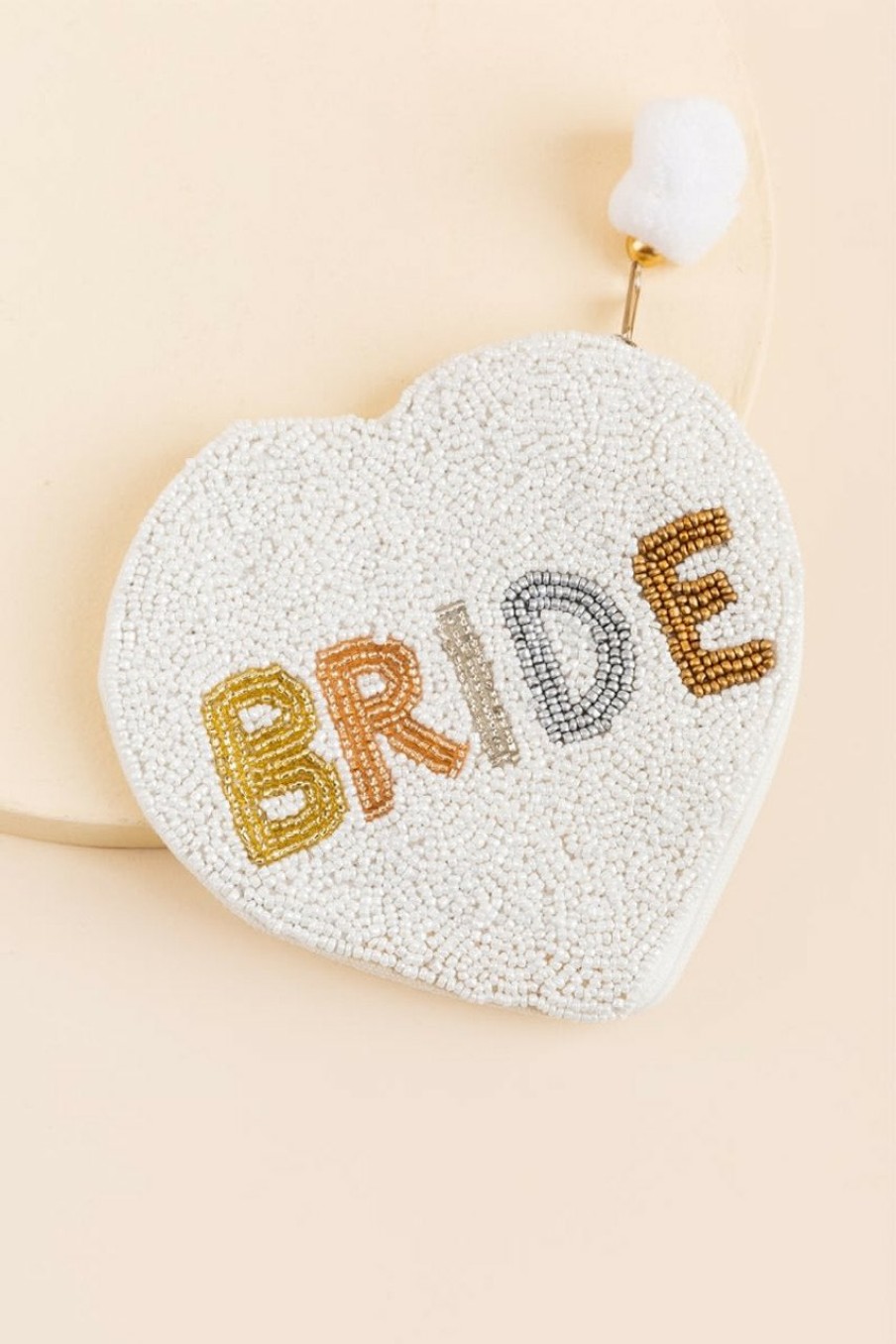 Francesca's Bride Heart Shaped Pouch Bags & Wallets