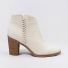 Francesca's Mia Dusky Whipstitch Boots Ivory Boots