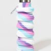 Francesca's Color Tie Dye Collaspsible Water Bottle Multi Drinkware