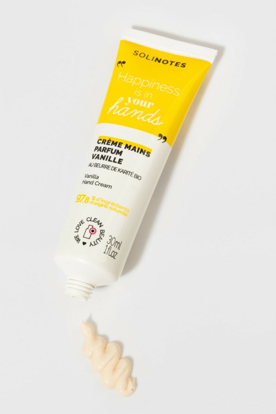 Francesca's Solinotes Vanilla Hand Cream Yellow Beauty & Wellness