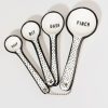 Francesca's Ceramic Measuring Spoons Multi Home Decor