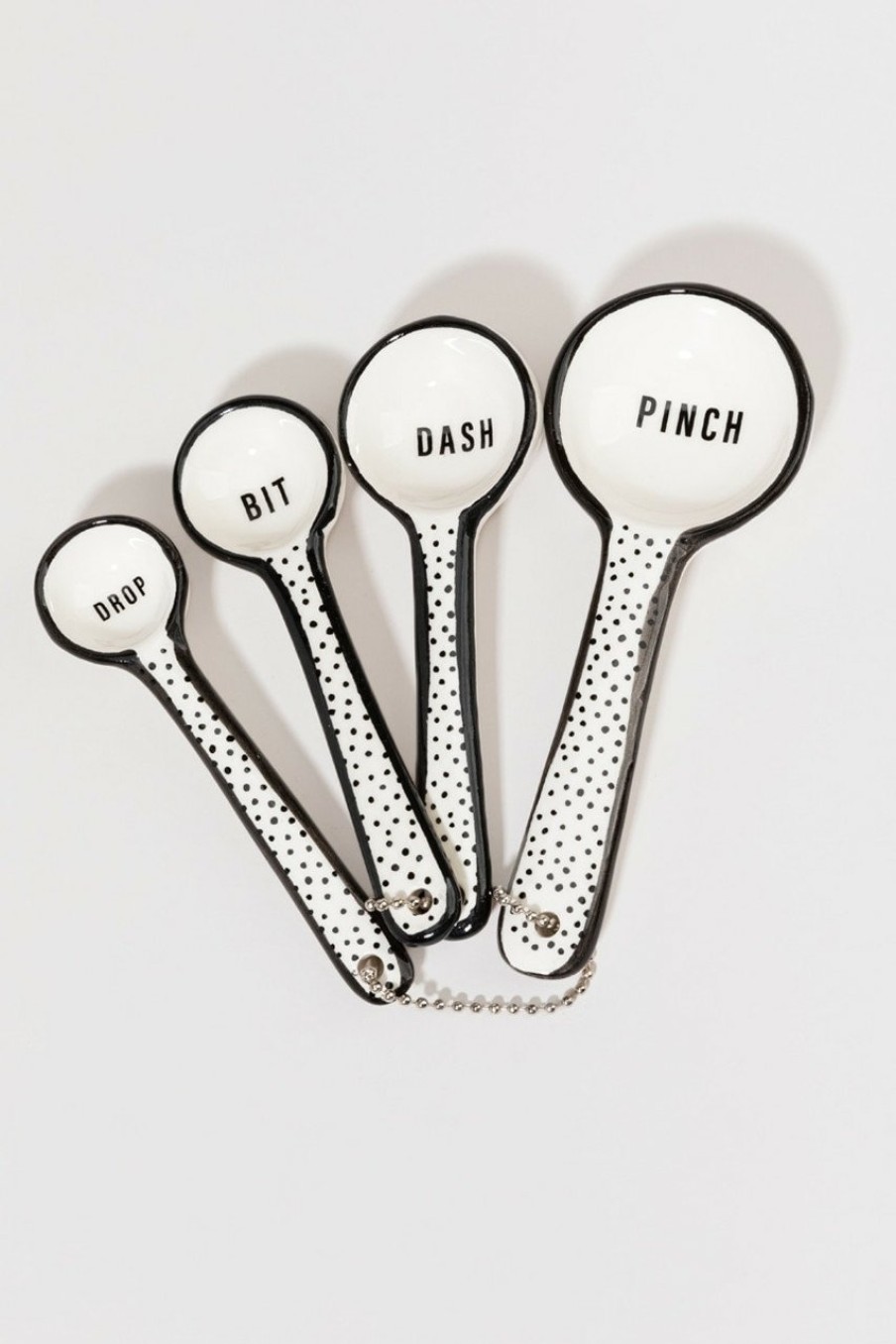 Francesca's Ceramic Measuring Spoons Multi Home Decor