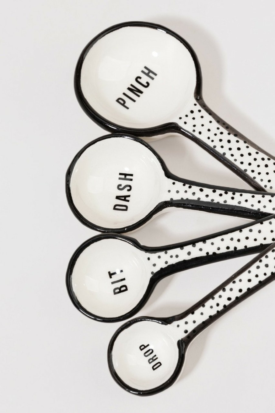 Francesca's Ceramic Measuring Spoons Multi Home Decor