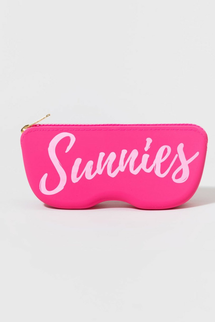 Francesca's Sunnies Silicone Sunglasses Case Pink Bags & Wallets