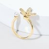 Francesca's Mary Adjustable Fidget Ring Gold Rings