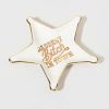 Francesca's Baddest B*Tch In Town Star Tray White Home Decor