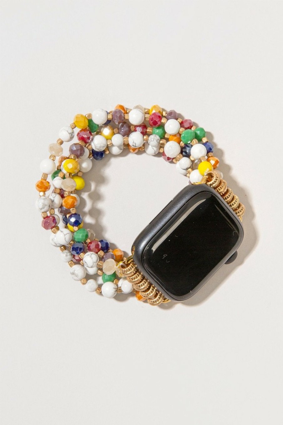 Francesca's Erinn Beaded Smart Watch Band Multi Bracelets