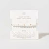 Francesca's Richelle Quartz Bracelet Clear Bracelets