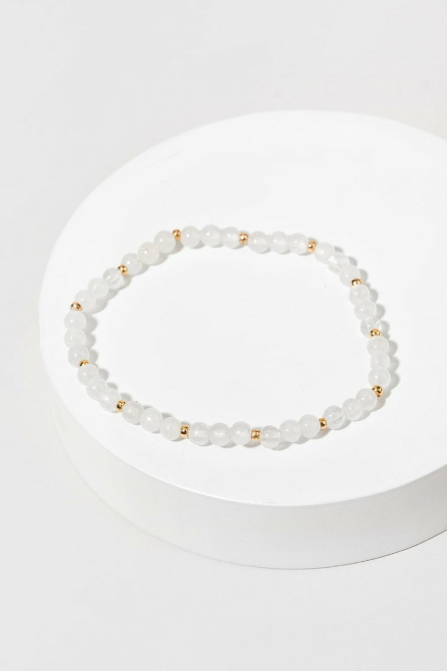 Francesca's Richelle Quartz Bracelet Clear Bracelets