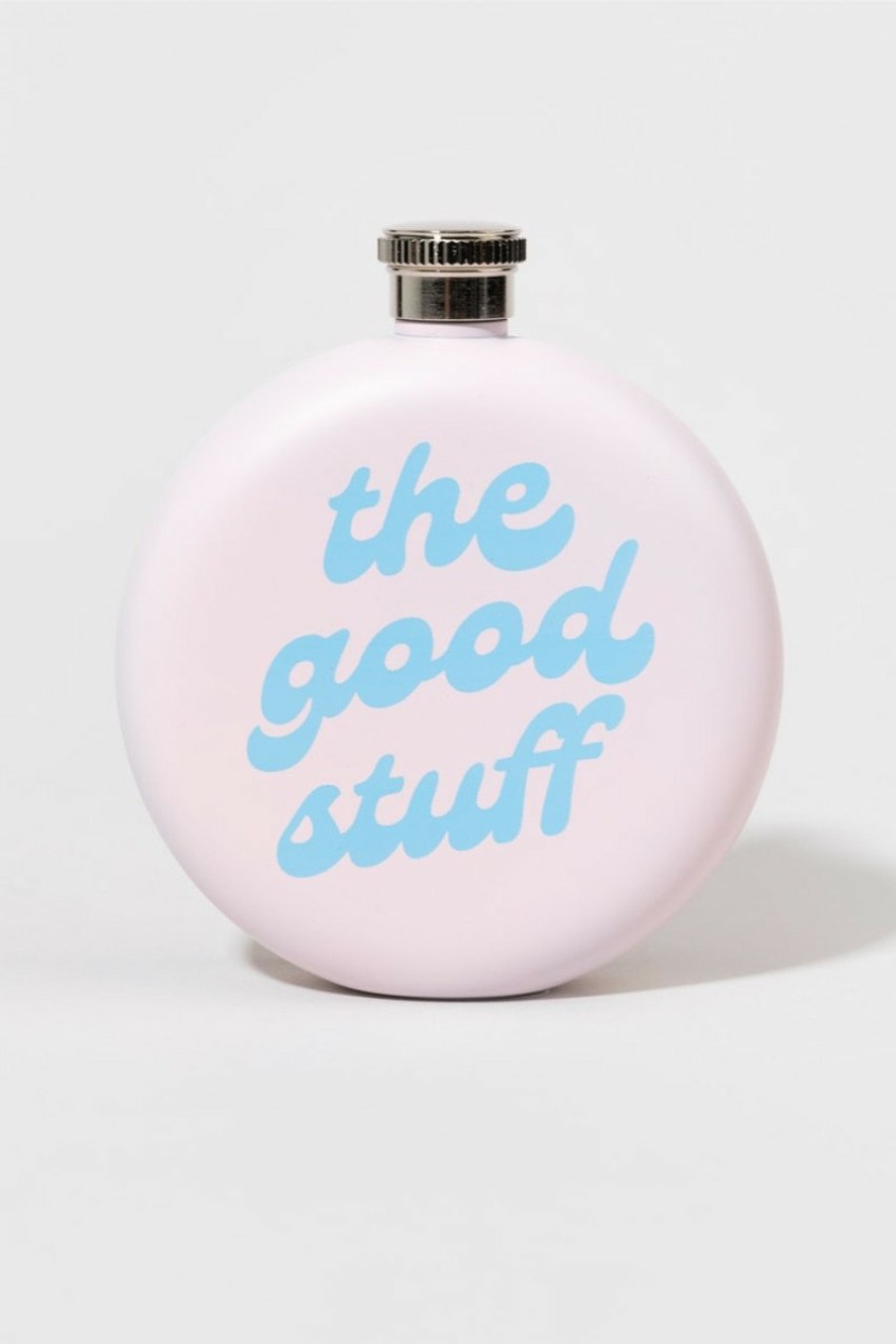 Francesca's The Good Stuff Pocket Flask Pink Drinkware