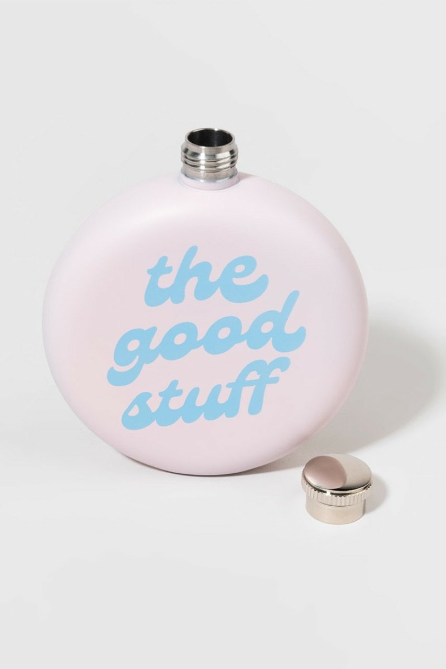 Francesca's The Good Stuff Pocket Flask Pink Drinkware