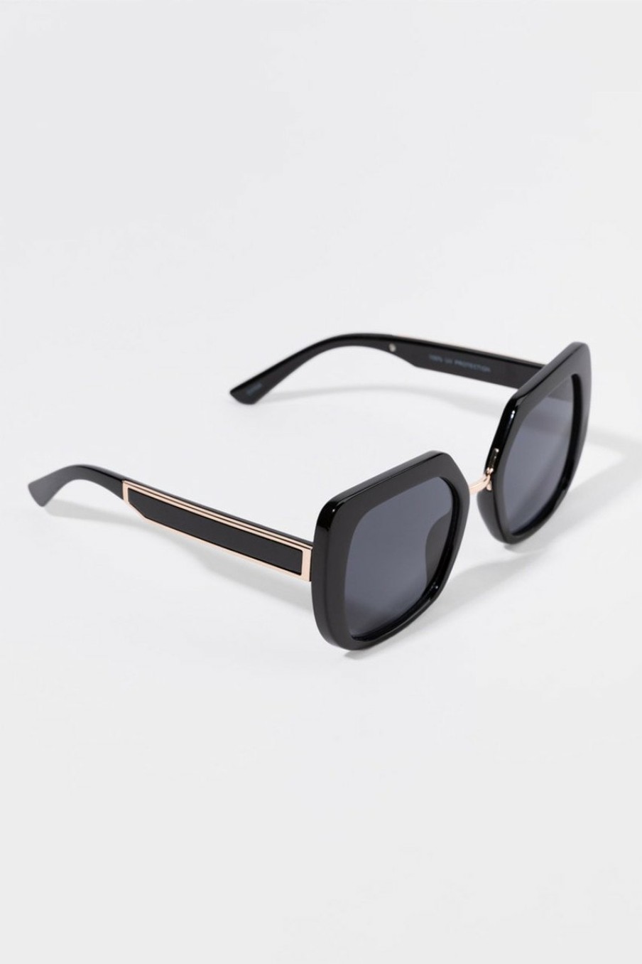 Francesca's Ellis Oversized Square Sunglasses Black Sunglasses