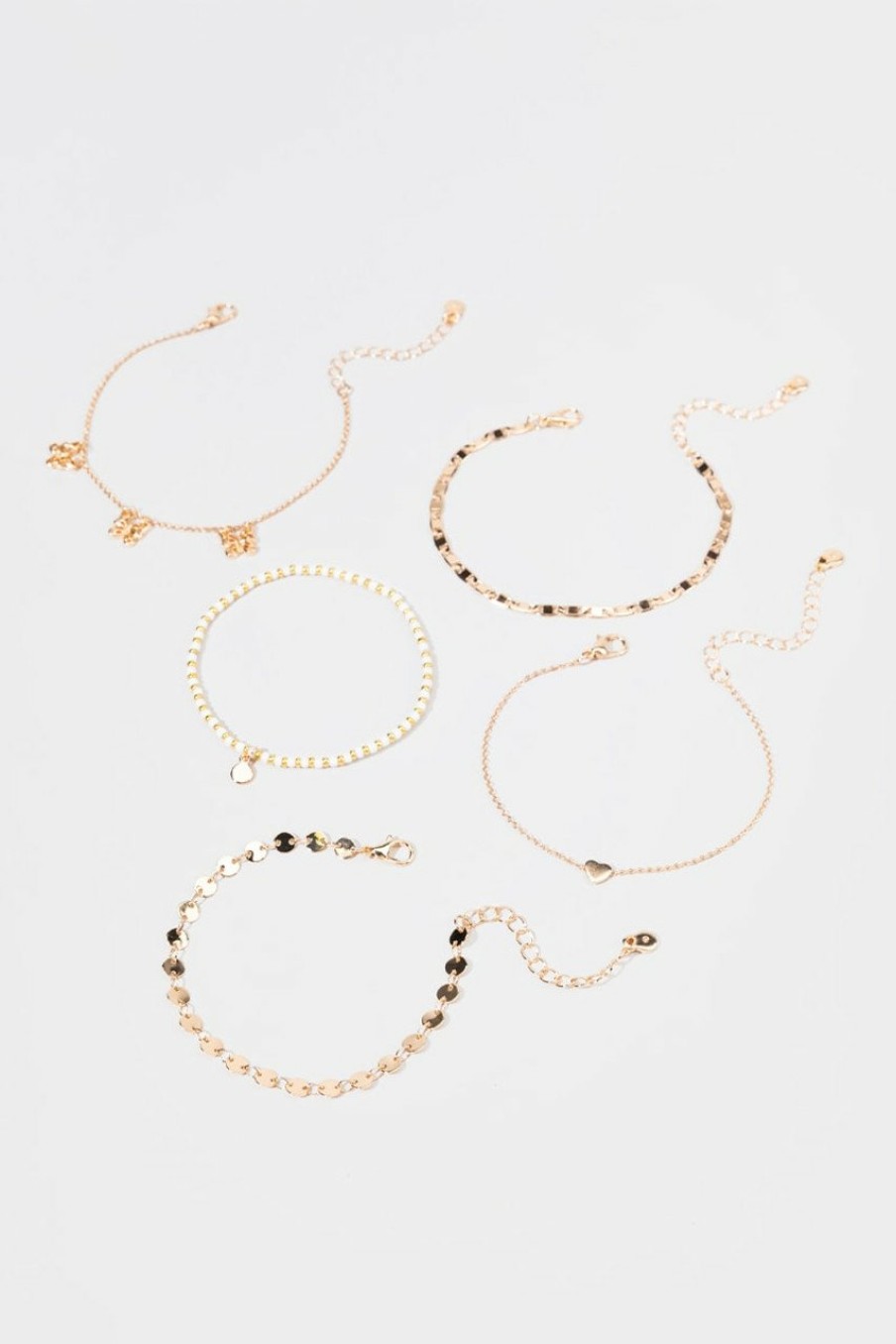 Francesca's Lilian Friendship Bracelets Gold Bracelets