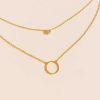 Francesca's Isadora Double Layer Cz Necklace Necklaces