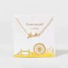 Francesca's Eleanor London City Necklace Gold Necklaces