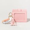 Francesca's Amity Card Case Keychain Blush Bags & Wallets