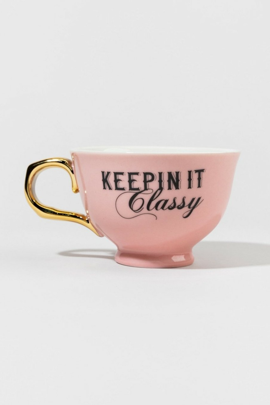 Francesca's Keeping It Classy Porcelain Mug Multi Drinkware